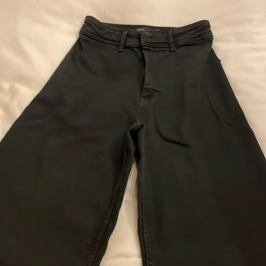 Zara marine straight black jeans